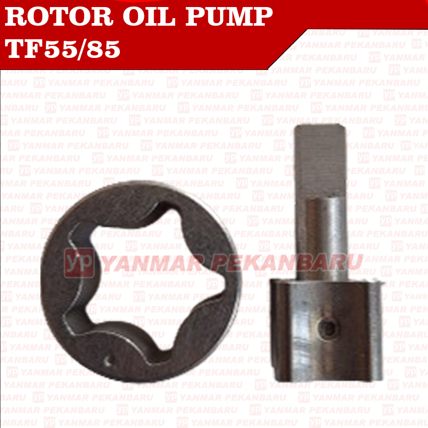 TF55 TF65 TF75 TF85 Rotor Oil Pump Rotor Pompa Oli Mesin Yanmar Biasa