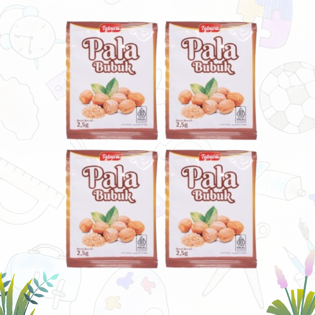 

Bubuk Pala Tabura I Bumbu Pala Instan 12x3gr (RENCENG)