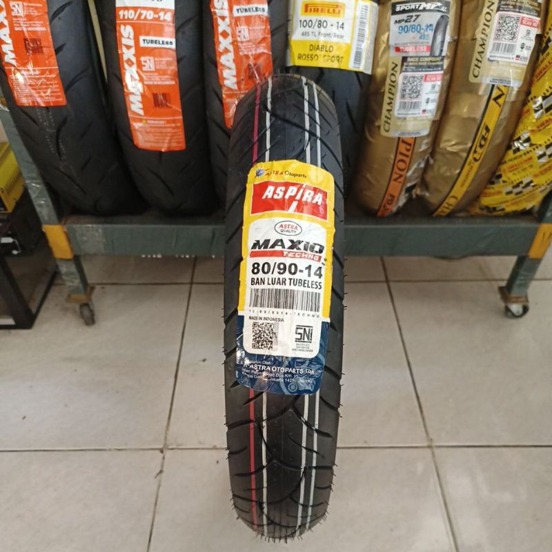 ASPIRA MAXIO TECHNO 80/90 ring 14 Tubeless