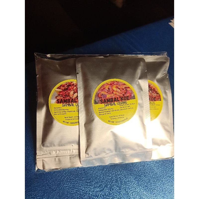 

SAMBEL' KOE (Aneka Sambal Seefood) 1 paket 5 pcs