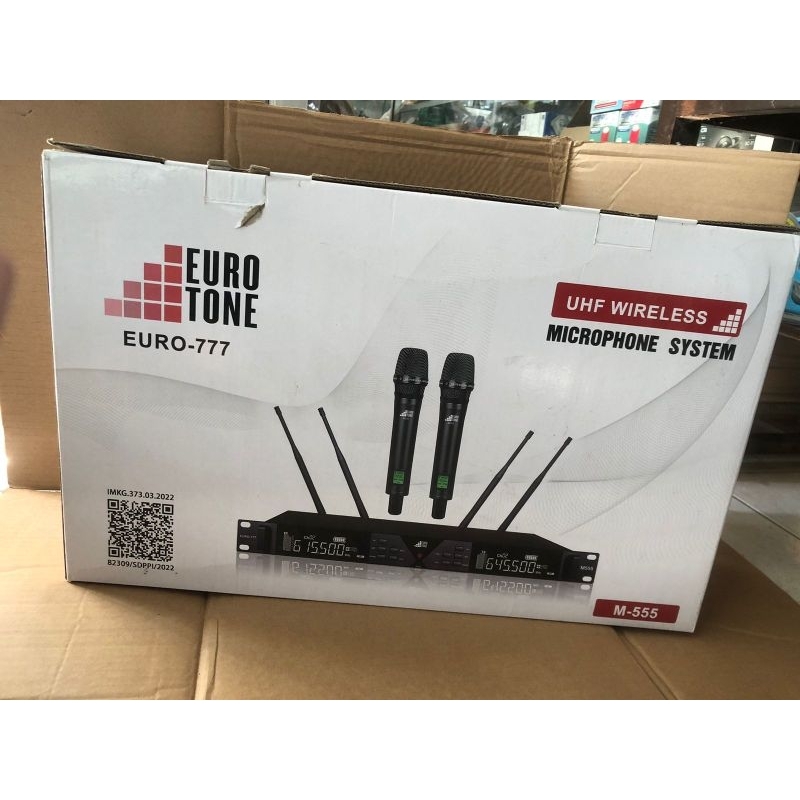 Mic Microphone Wireless EURO TONE M-555