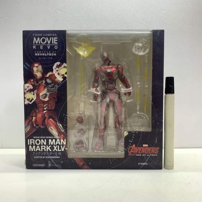 Sale
Mainan action figure 
Ironman Mark XLV
Full artikulasi
Revoltech kaiyodo
Tinggi 6 inch
Recast