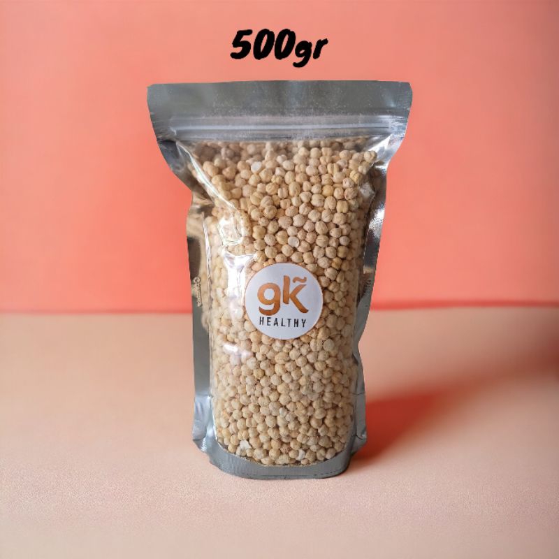 

kacang arab panggang 500gr / chickpea nut roasted repacking 500gr / kacang oleh-oleh haji umroh