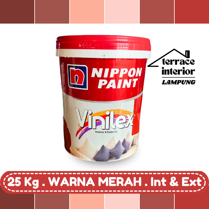 Cat Tembok Nippon Vinilex 5000 Interior & Exterior Merah 25 Kg