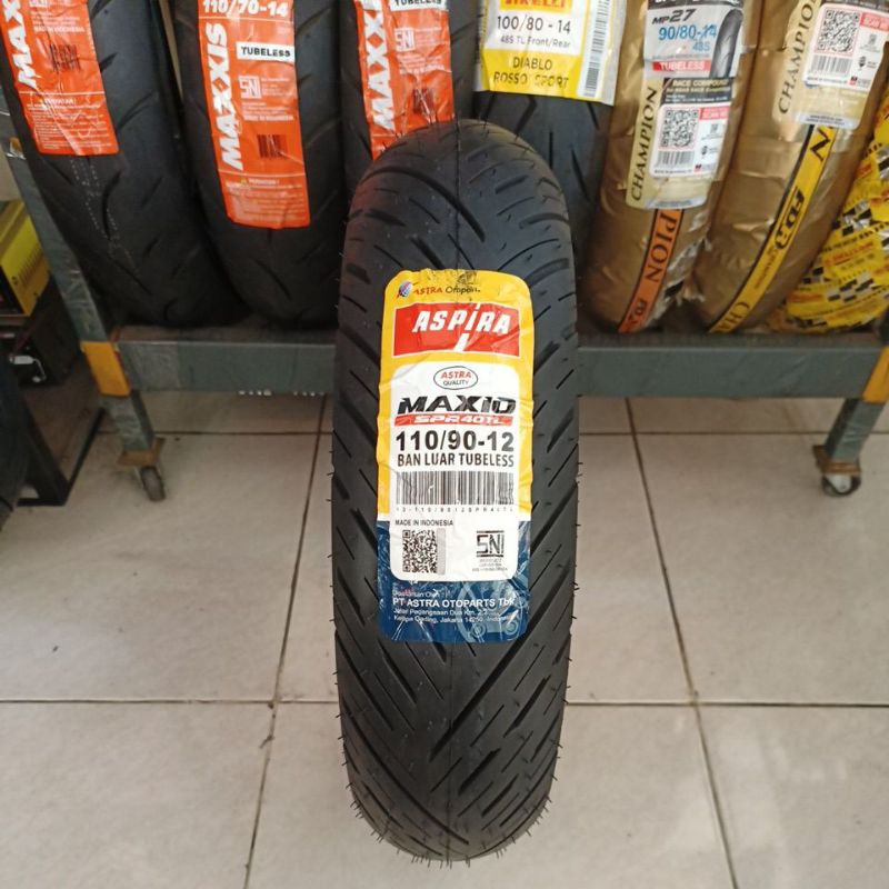 Aspira Maxio SPR 40 110/90 ring 12 Tubeless