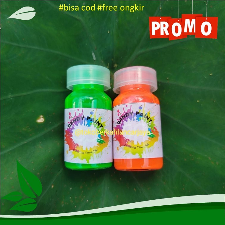 (OLES) 12,5 ML CANDY PAINT CAT STABILO RED, YELLOW, WISHGREEN CAT VELG MOTOR CANDY CHROME