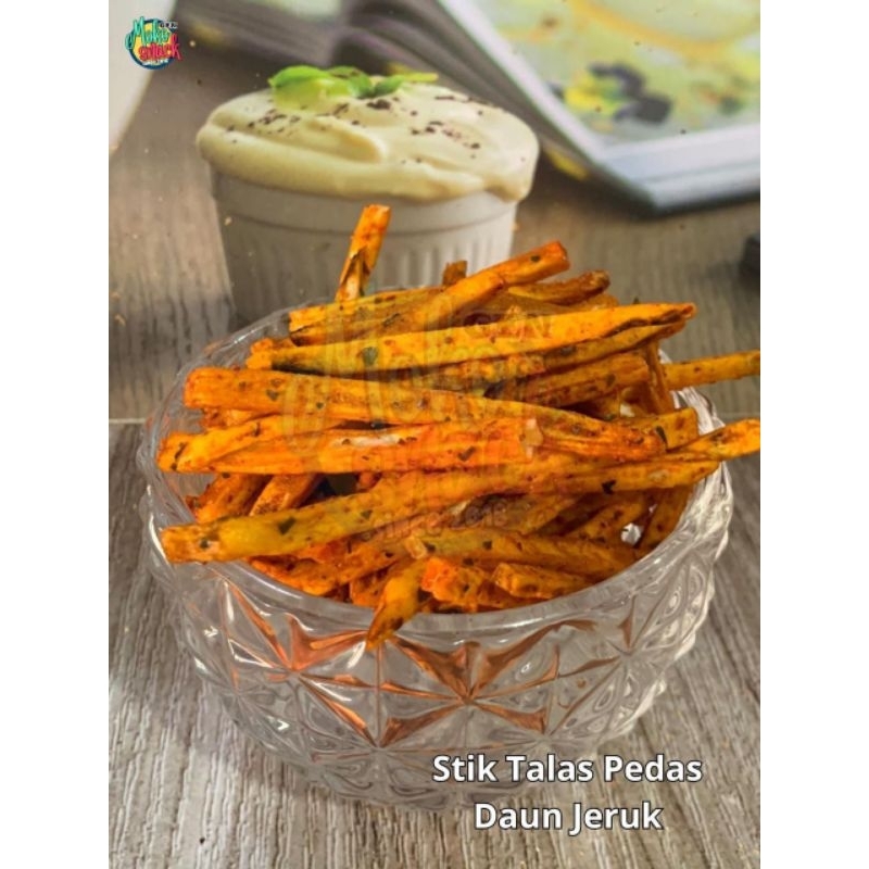 

Stik talas pedas daun jeruk 250gr