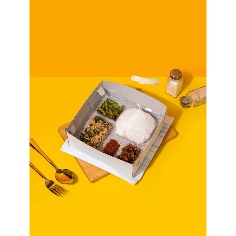 

Nasi Box Paket B (Nas Ayam Kemangi)