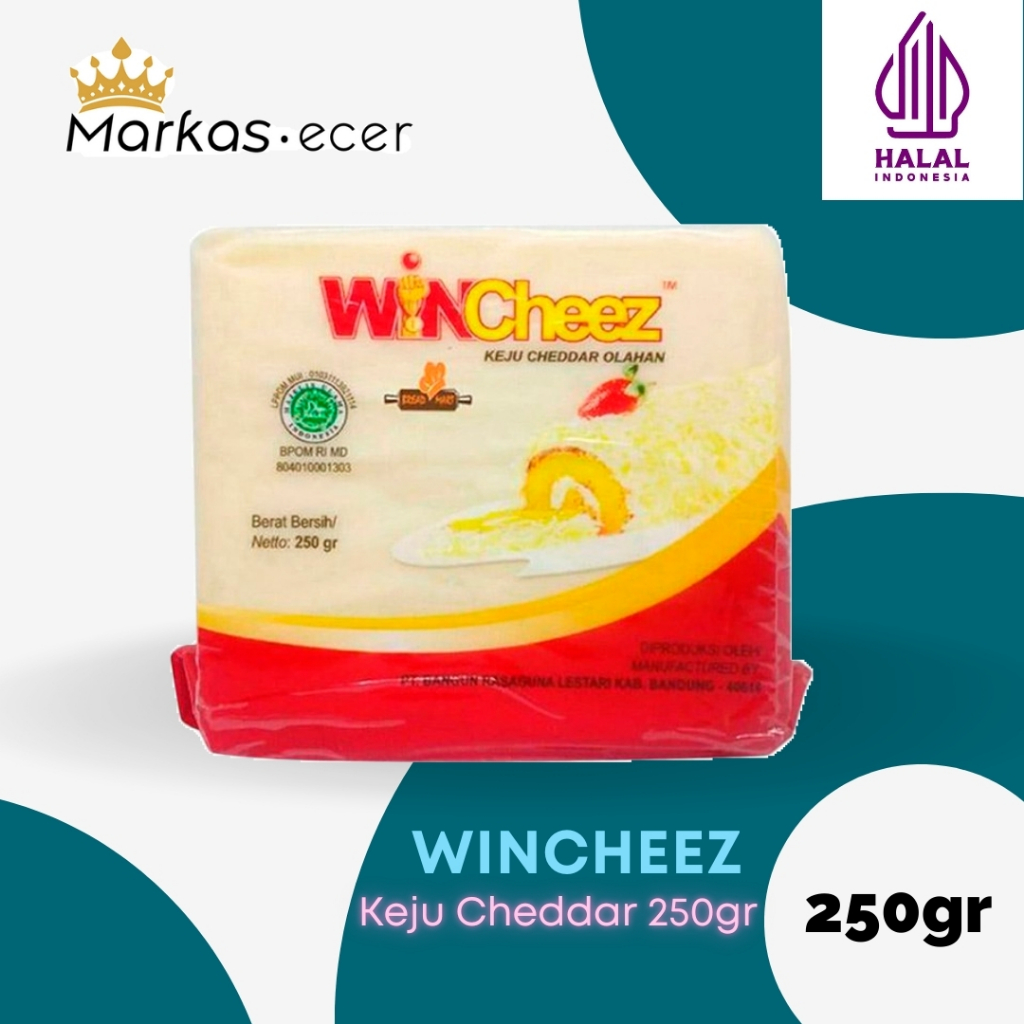 

Keju Wincheez 250gr Karton Cheddar HALAL Kemasan Baru Chef Juna