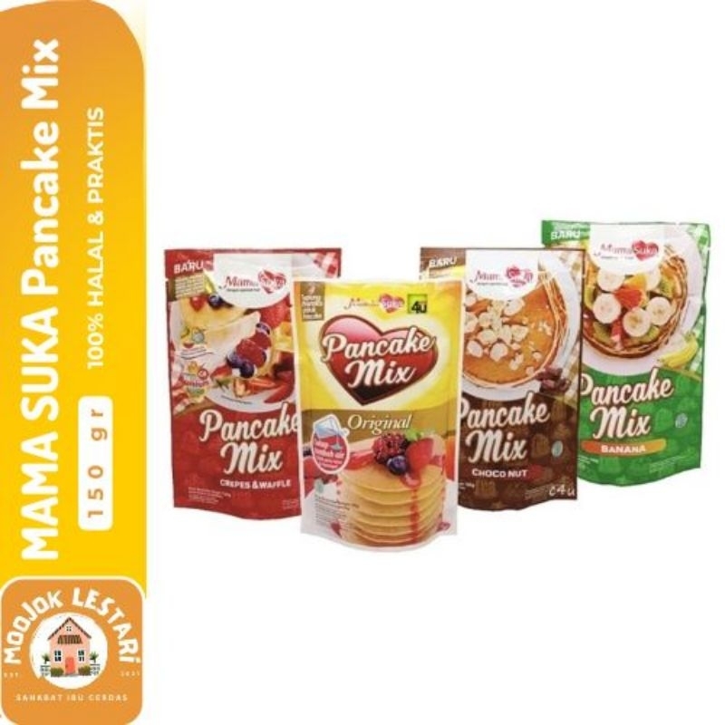 

Mama Suka Pancake Mix 150gr Enak Murah Praktis