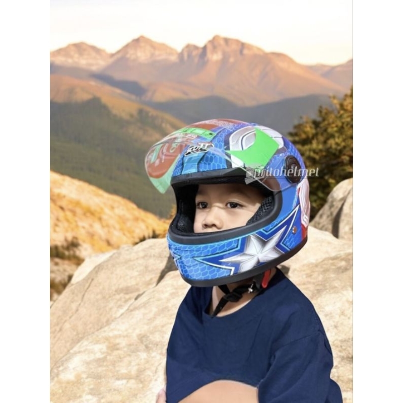 Helm Anak Fullface Scott Anak Usia 3-10 tahun