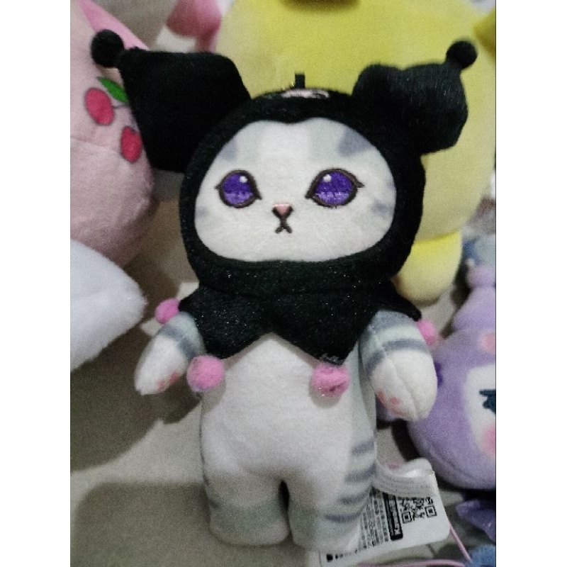 ORI Boneka Ganci Mofusand x Sanrio Kuromi kecil
