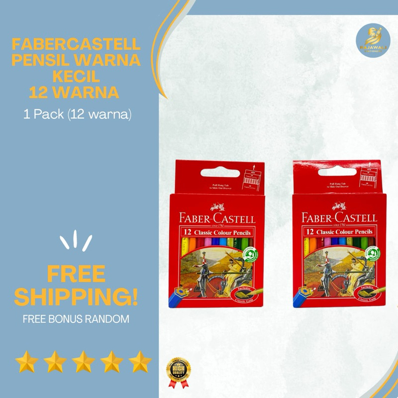

FaberCastell Pensil Warna Kecil 12 Warna Kualitas Terbaik Harga Terjangkau | Free Bonus Random!!