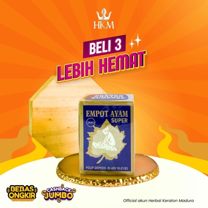 EMPOT AYAM Madura Asli - SUPER - Perapet Miss V Kewanitaan - Jamu Madura - Perapat Miss V [ HERBAL K