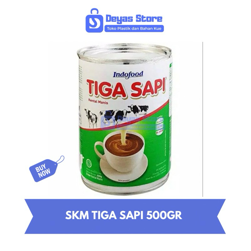 

SUSU KENTAL MANIS TIGA SAPI 500GR/SKM/SUSU MANIS