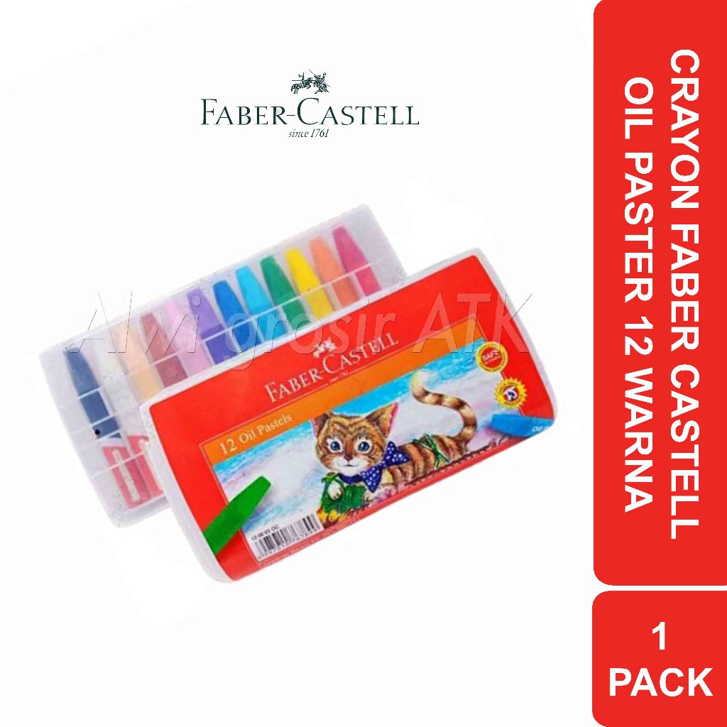 

Crayon Hexagonal Oil Pastel Faber Castell 12 Warna Eco Kotak Bening | 1 Pack