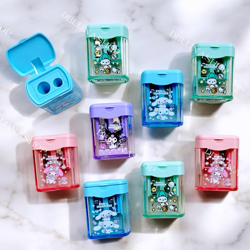 

Delunashop DL490A Rautan Orotan Serutan Pensil sharpener rautan pensil motif sanrio labubu baer dan kartun lain lucu