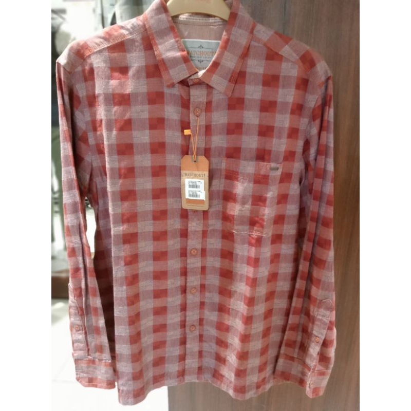 kemeja watchout lengan panjang