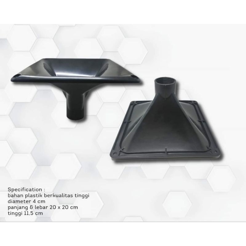 CORONG TWEETER DRIVER 20X20 HORN 20X20 PVC