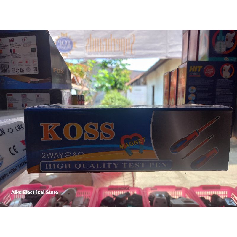 Tespen Koss Besar Magnet Bolak Balik +- Gagang Karet