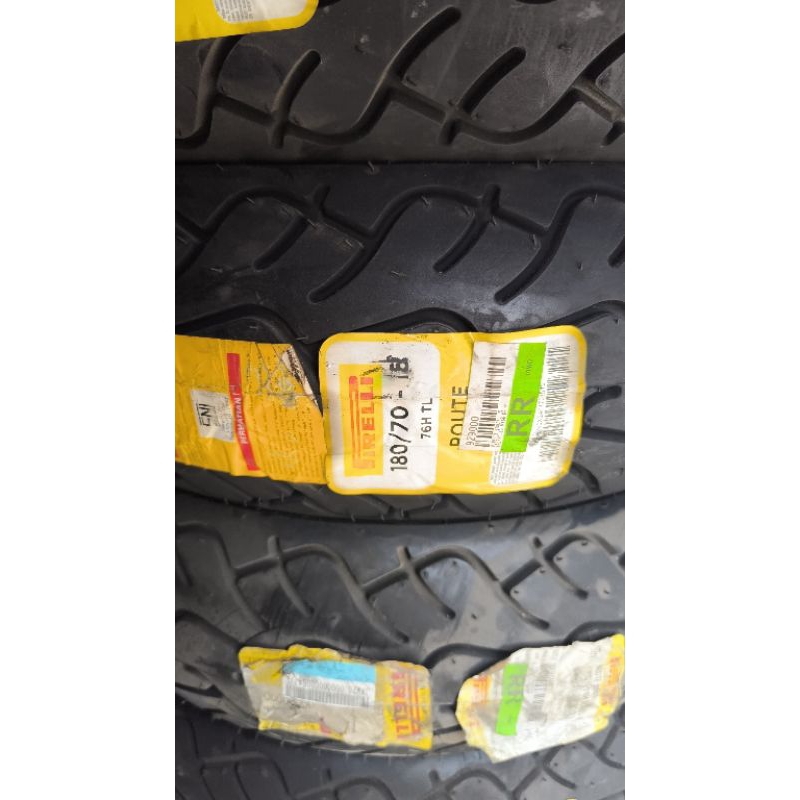 BAN PIRELLI 180/70-15 ROUTE MT66 180 70 ring 15 TUBELESS PROMO CUCI GUDANG BARU STOK LAMA