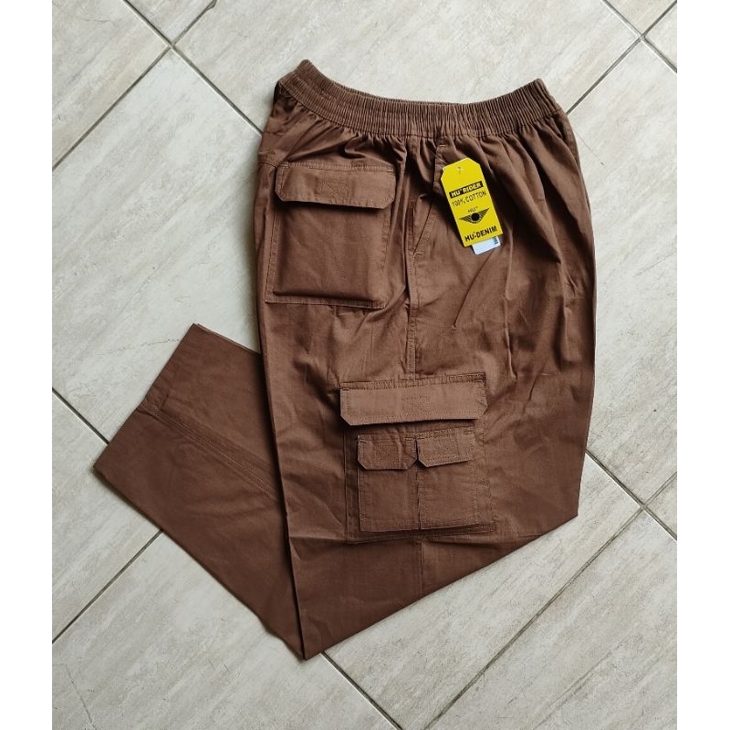 ZK celana panjang cargo pria#wanita#celana pinggang karet#celana cargo pinggang karet#celana cargo