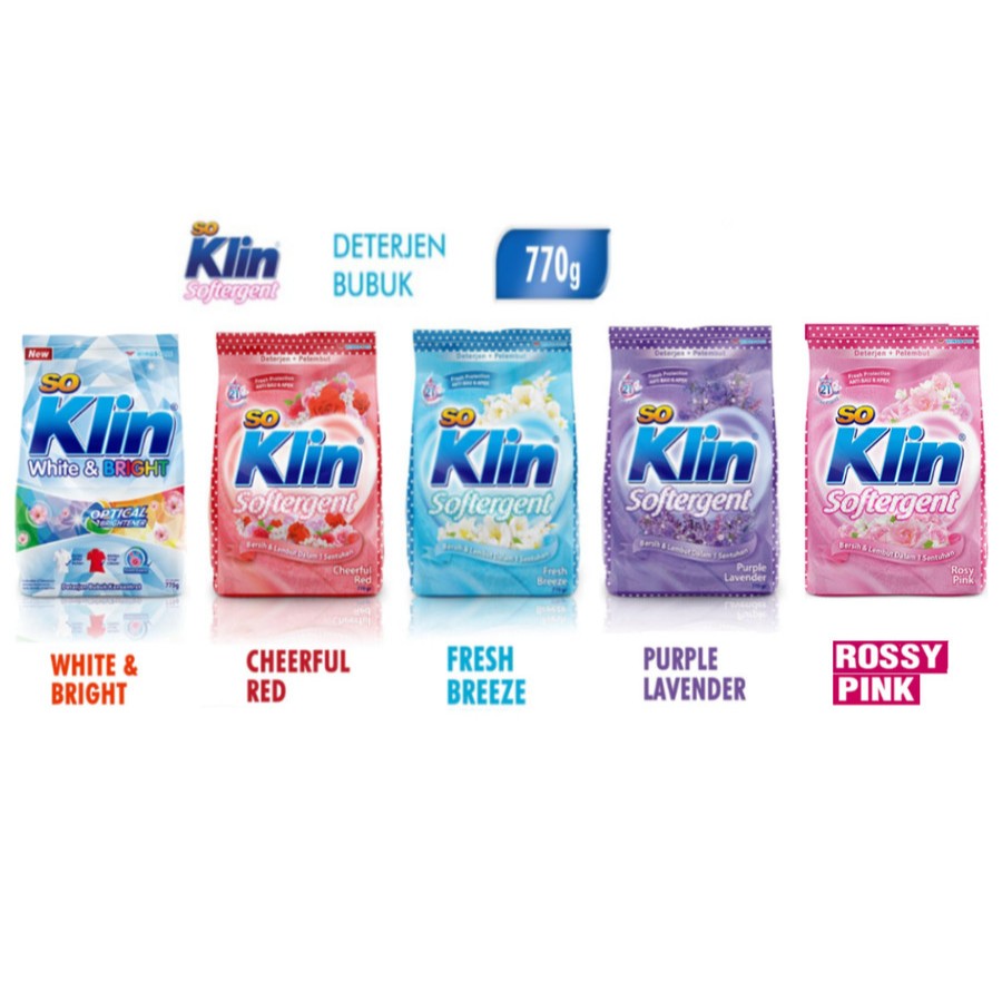 Detergen Bubuk SoKlin Softergen 770gr