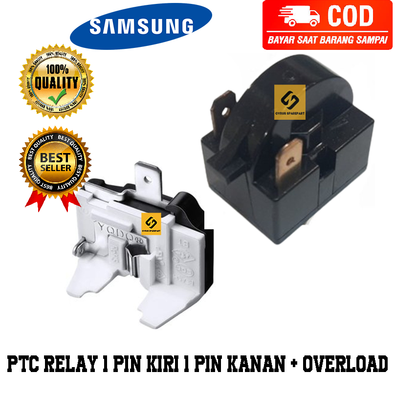Relay 2 PIN Overload Kulkas SAMSUNG 2 Pintu