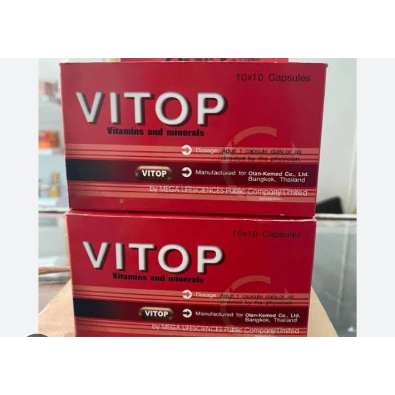 Vitop Vitamins Minerals Plus Ayam Pendongkrak stamina ganas