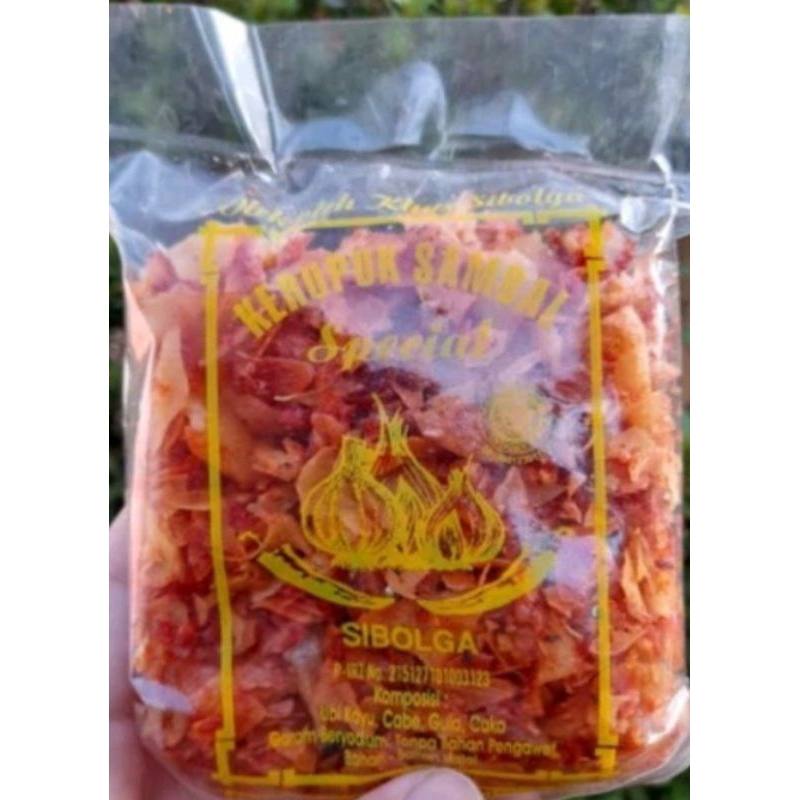 

kripik sambal sibolga / mie lidi