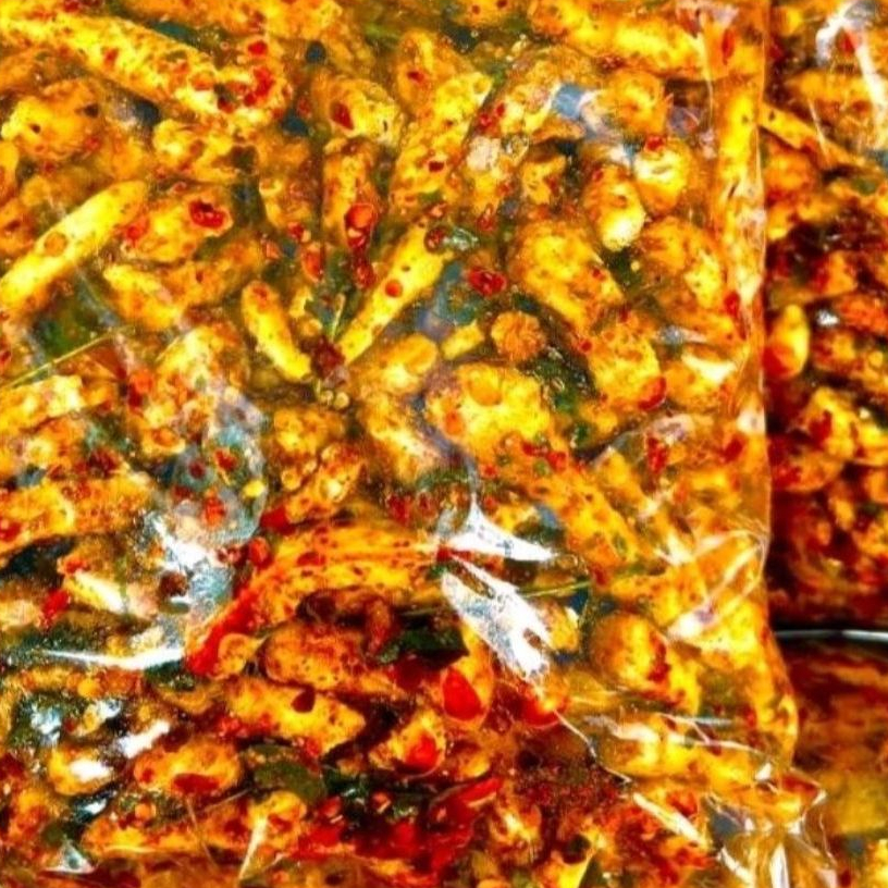 

basreng stik 1kg viral pedas daun jeruk bumbu melimpah