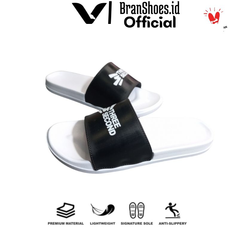 sandal three second distro sandal selop sandal slide sandal pria wanita