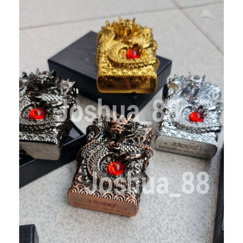Zippo Korek Api Dragon Tribal 3D Lighter #Best Seller