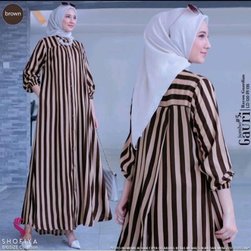 Gamis Salur silang Belakang/Gamis Katun premium Maxi Panjang Ful kancing hidup/Gamis Maxi dress Salu