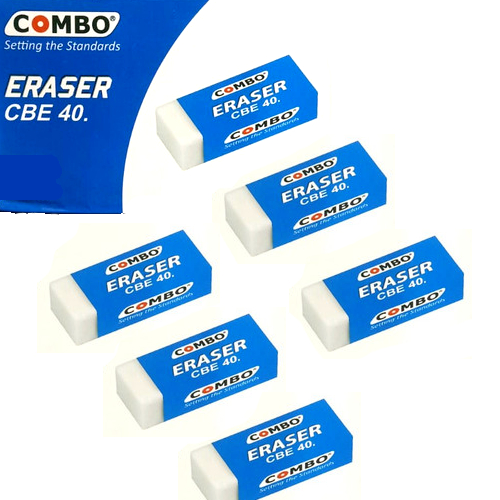 

Penghapus Pensil / Hapusan Kecil PUTIH / Stip Karet / Eraser CBE40 Combo