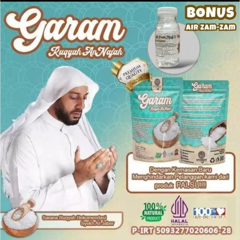 

Garam Ruqyah AnNajah Original Kemasan Baru 750gr Solusi Untuk Usaha Yang Sepi