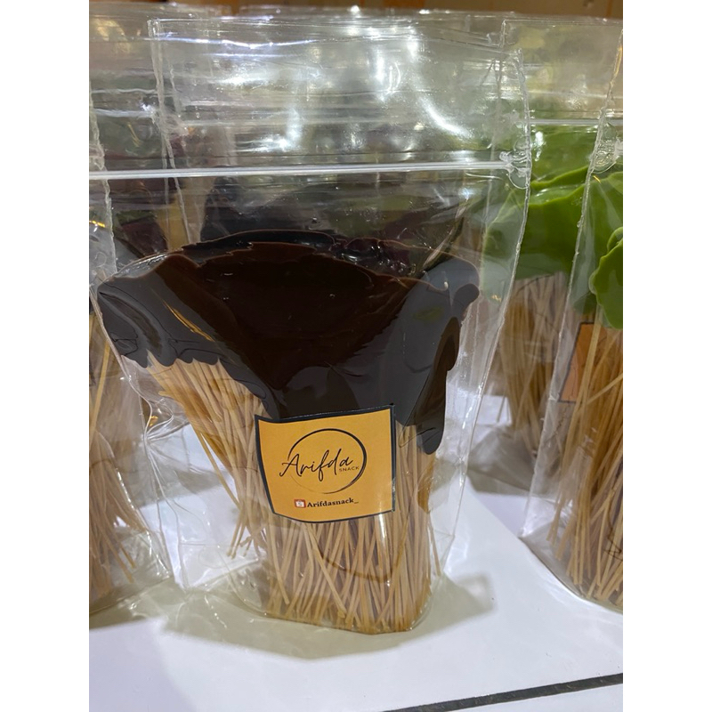 

milidi coklat lumer kemasan pouch 12x20