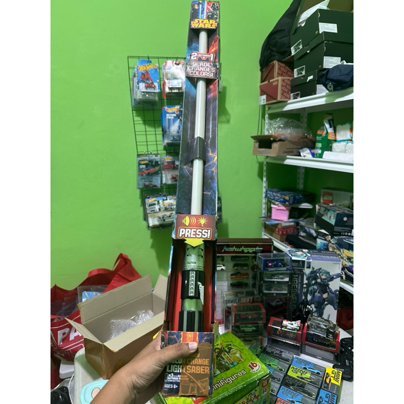 star wars 2in1 lightsaber color change hasbro
