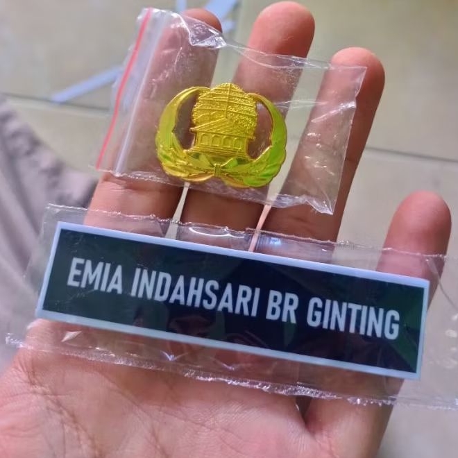 

Cetak Papan nama / Nameteg dan Pin korpri