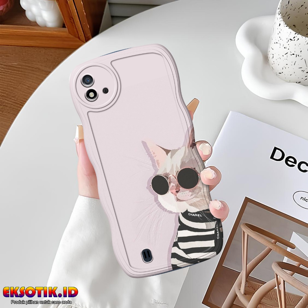 Case Realme C11 2021 Gelombang - Casing Realme C11 2021 - Silikon  Realme C11 2021 - Softcase Realme