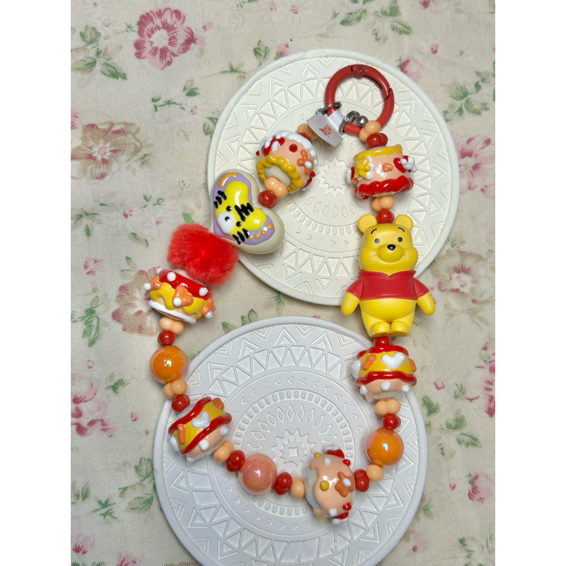 Phone Strap Disneys Original Luxury Winnie the Pooh / Strap Hp Beads Premium Disneys Winnie the Pooh