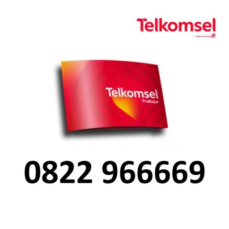 Nomor Cantik Telkomsel Simpati 10 Digit 0822 966669