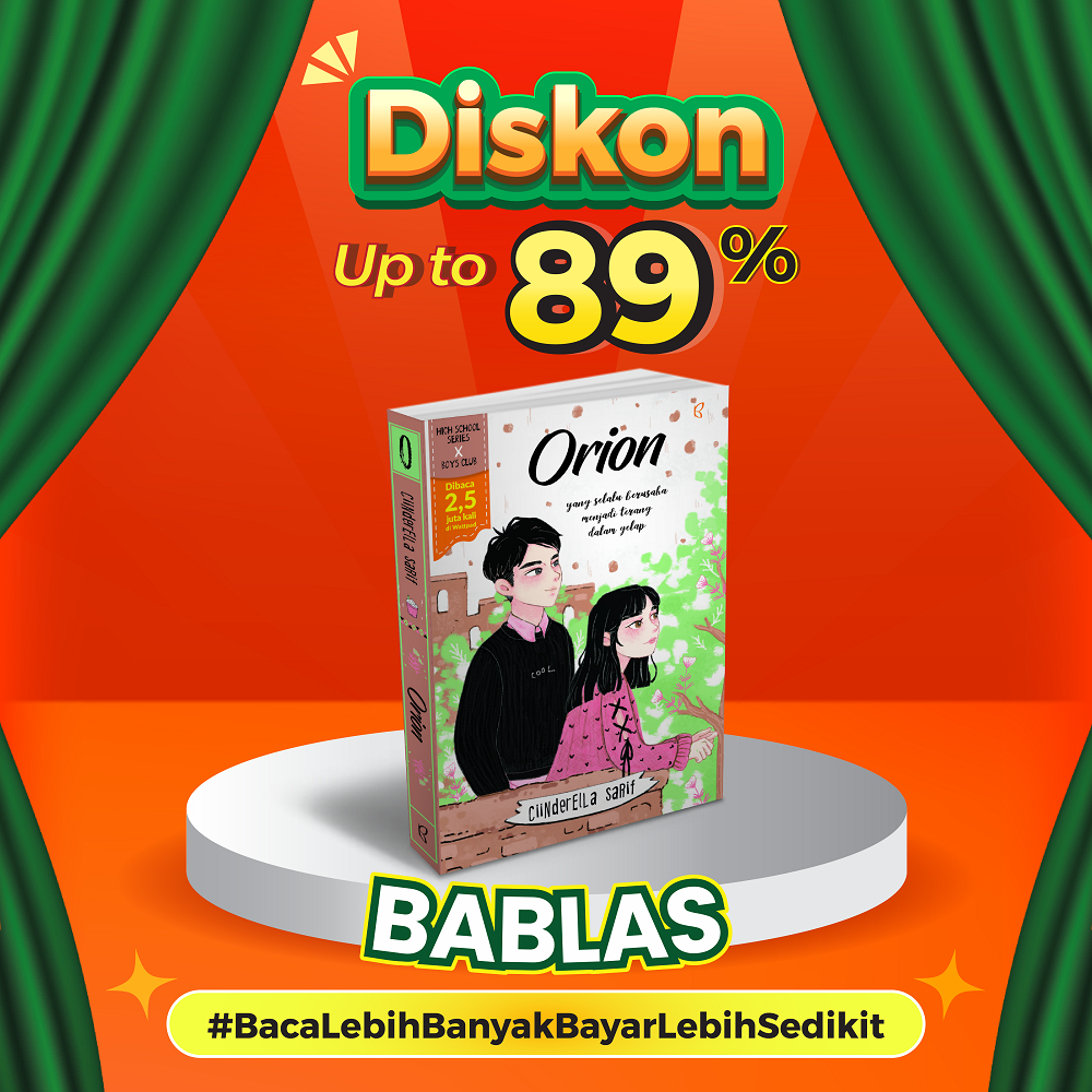 Novel Orion-High School Series - Ciinderella Sarif - Romansa - Mizan Medan