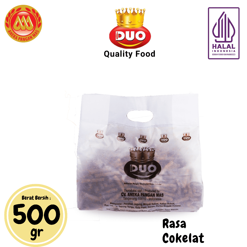 

DUO Stik Cokelat Gurih - 1 Pack x 500gr Snack Cemilan Anak Murah