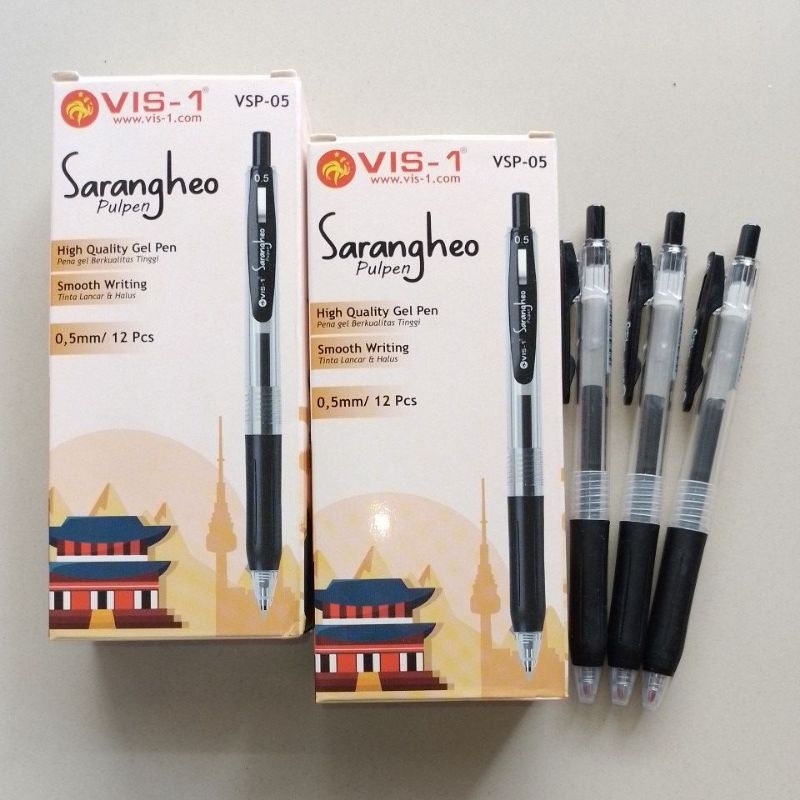 

Pulpen Gel Pen VIS-1 SarangHeo Model Sarasa ( 12 Pcs ) [ Original ]