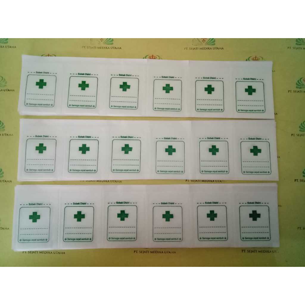 Kertas Puyer Obat berlogo/Kertas Puyer Press/Kantong Puyer/Sendok Puyer