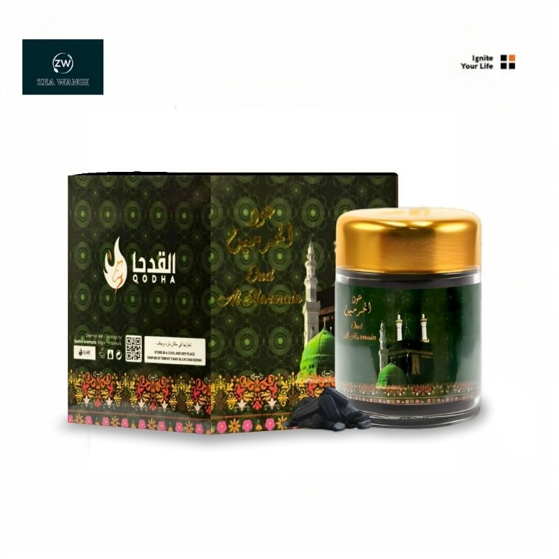 Bukhur Buhur Bakhoor Oud Al Haramain Qodha For Oud Original