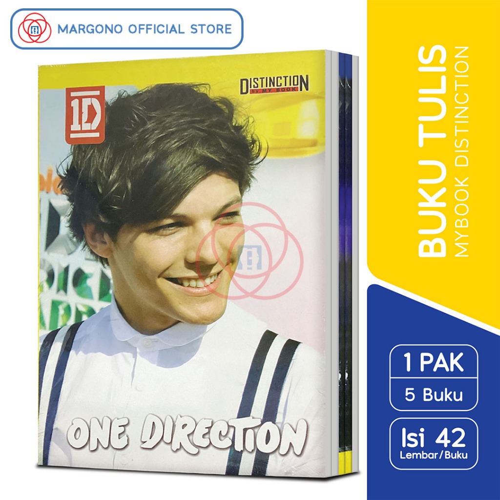 

My Book Distinction Buku Tulis One Direction 42 Lembar - 5 Buku