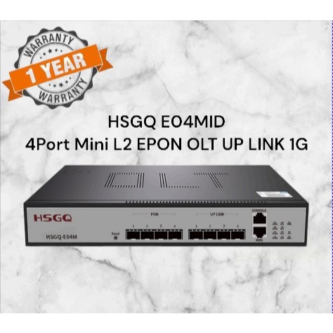 HSGQ E04MID 4Port Mini L2 EPON OLT UP LINK 1G