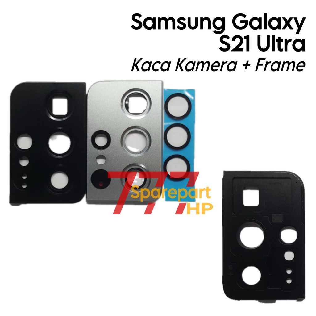 Kaca Lensa Kamera Belakang Samsung Galaxy S21 Ultra / SM-G998B / SM-G998B/DS / SM-G998U / SM-G998U1 